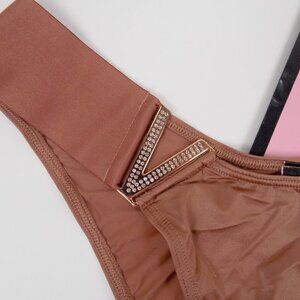 nwt Victoria's Secret VS metal logo very sexy Brazilian bold V hardware